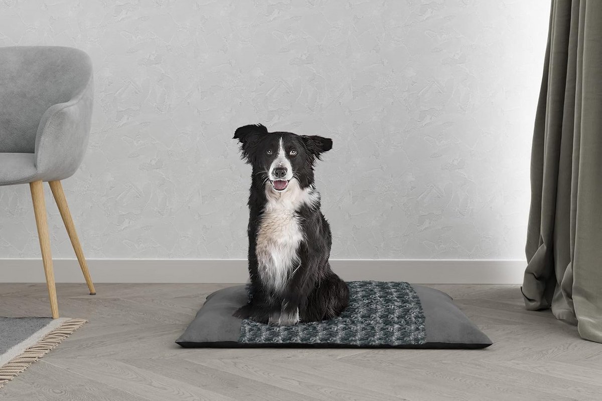 Luxe Honden- en Kattenkussen Zacht Gevoerd Fleece 88 x 69 cm