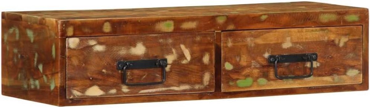 Wandmeubel TV Kast Drijvend Zwart 80x30cm Voor Media Apparatuur