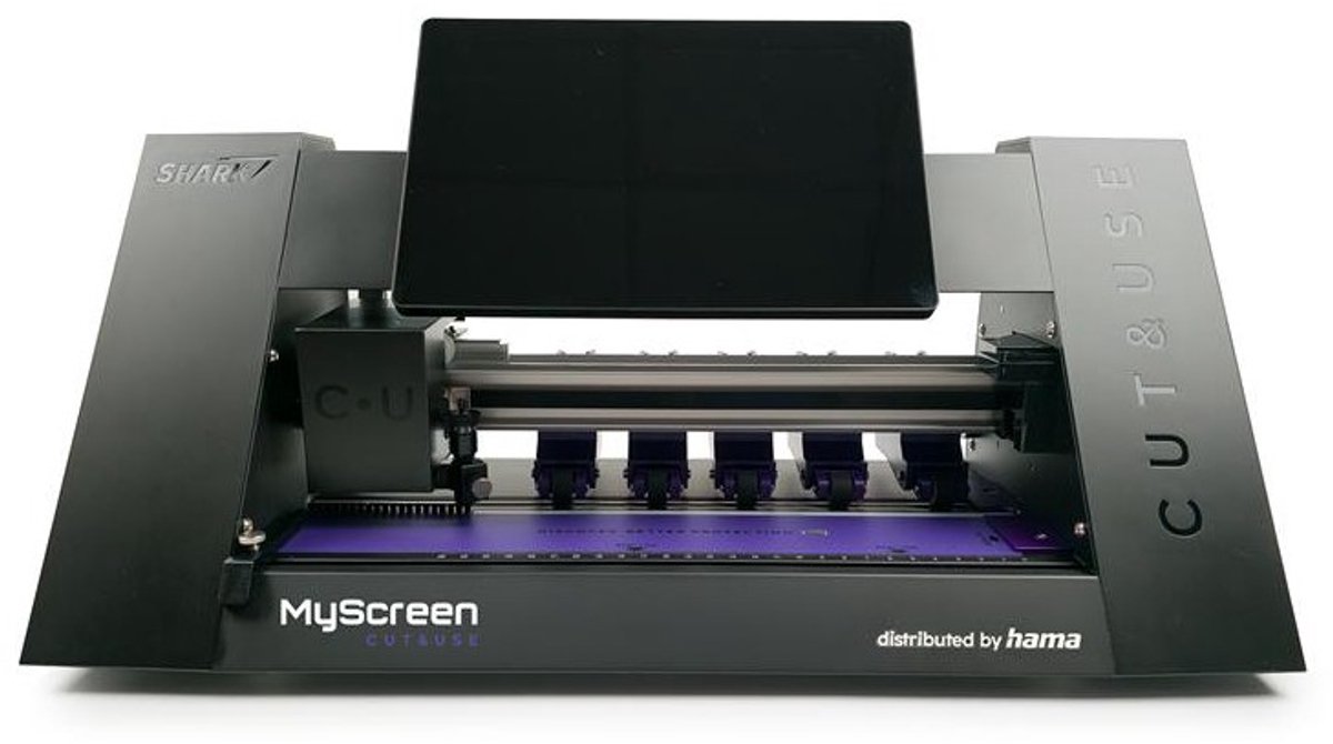 MyScreenPROTECTOR CUT&USE SHARK Plotter Machine