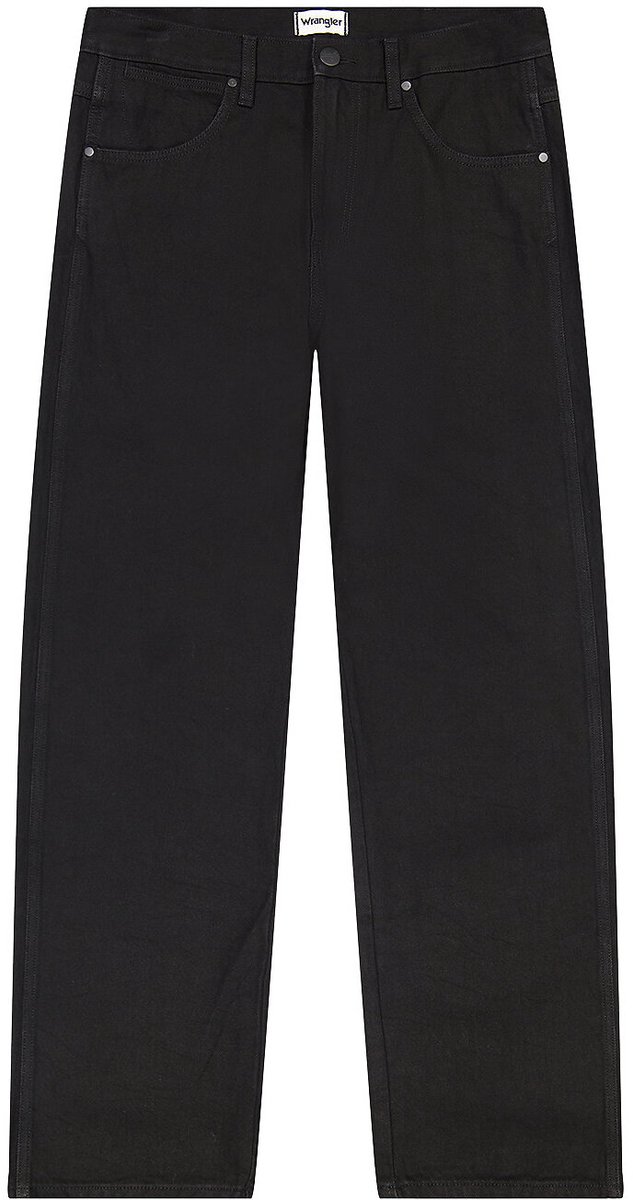 Jeans Wrangler Frontier Jet Wash Zwart