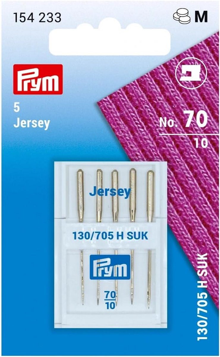 Naaimachine naalden voor Jersey en elastische stoffen, Universele set