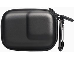Shell Case geschikt voor Go Pro, robuuste harde compacte reisorganizer voor camera met karabijnhaak, beschermende tas geschikt voor Insta360/DJI Mini 4/DJI Action 5Pro/4/3 & Hero 13 Accessoires，Zwart