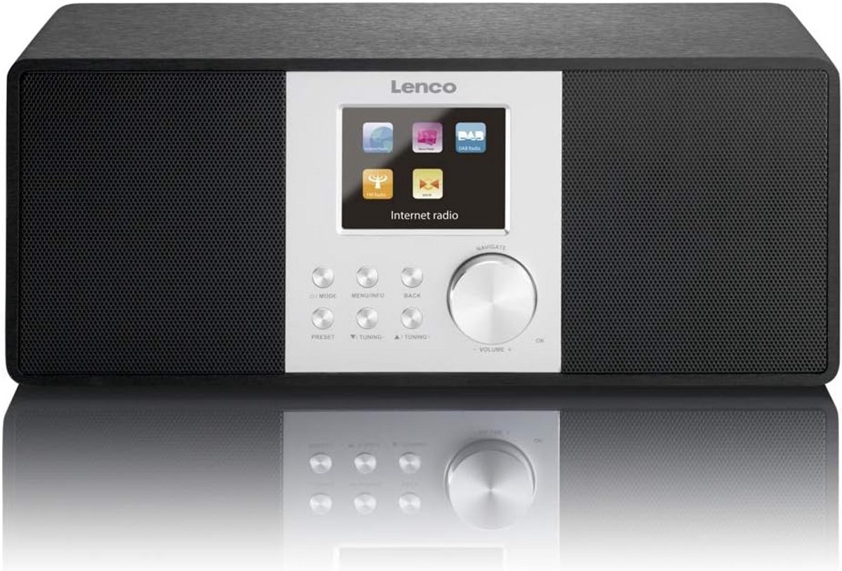 Digitale Internet Radio met DAB+, WiFi Streaming en Wekkerfunctie - Kleurenscherm