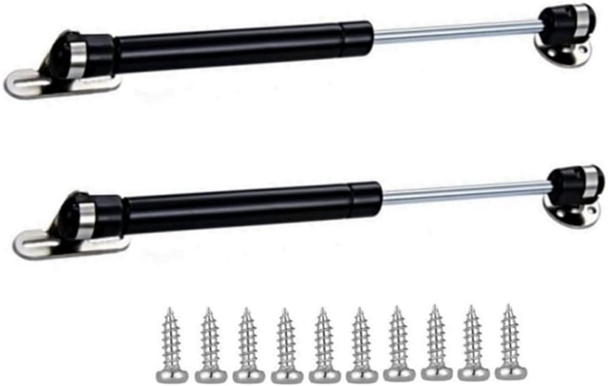 Set van 2 Gasveren 120N 10 Inch voor Kastdeuren en Dekselsteun