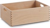Zeller - Storage Box, beech lacquered