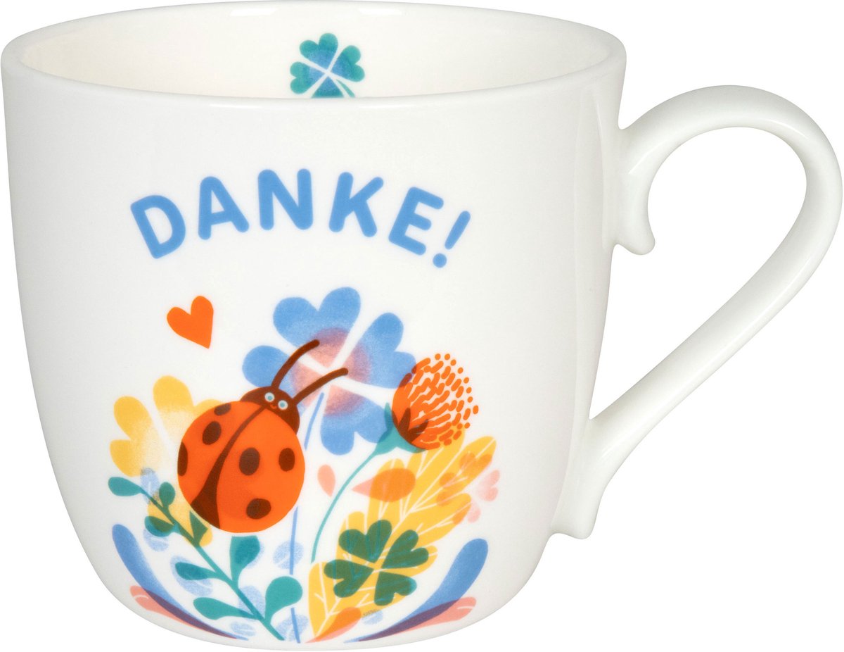 Könitz mok bedankje, koffiemok, beker, koffiemok, bone china, 425 ml, 11 2 057 2584