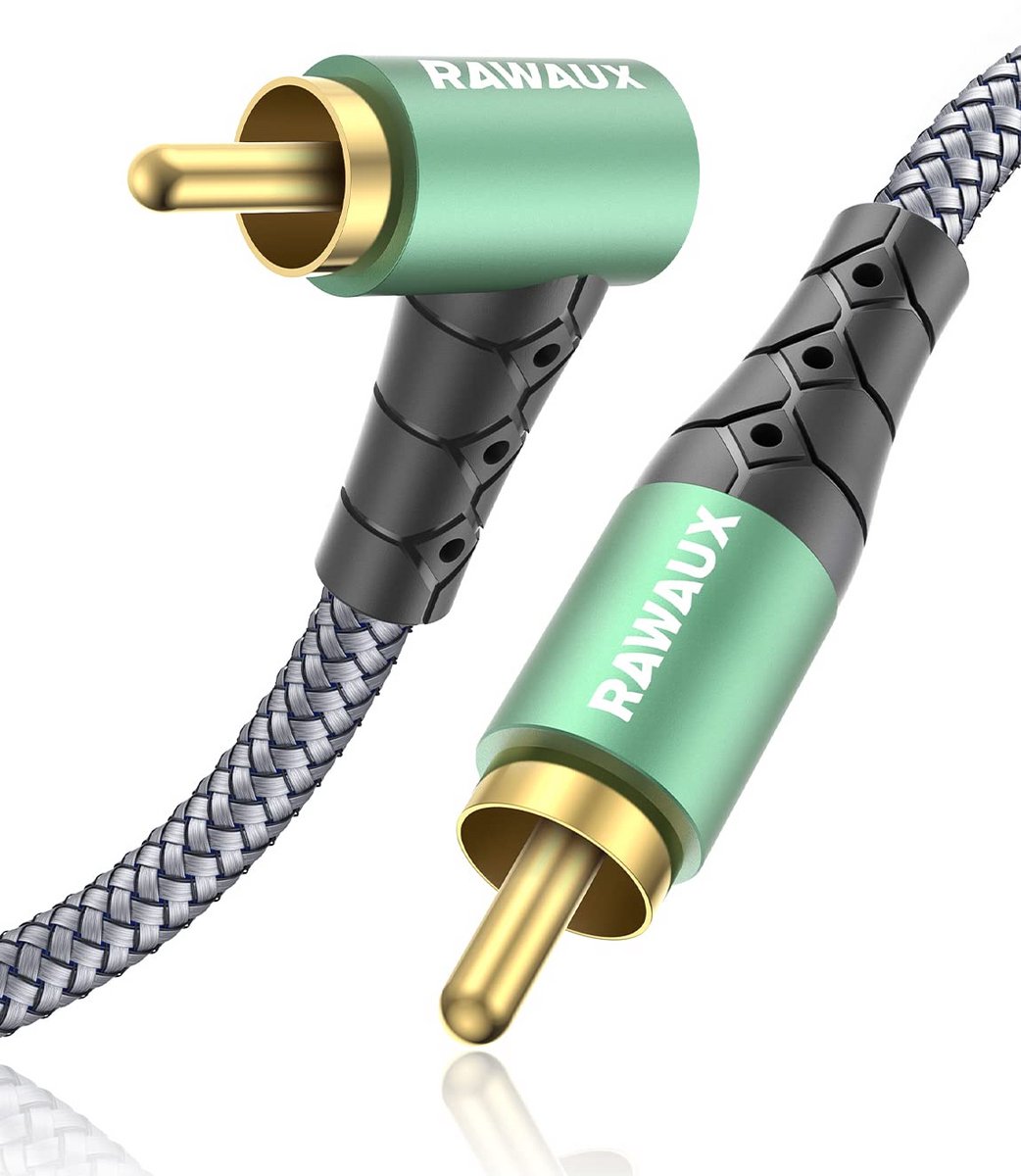 Haakse RCA Audiokabel Stereo Subwoofer Kabel Versterker Luidspreker