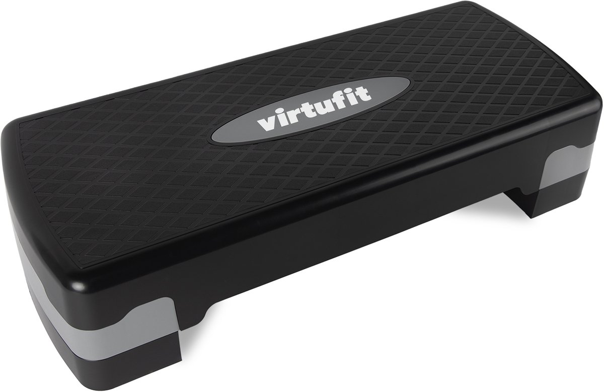 VirtuFit Essential Aerobic Fitness Step - Verstelbare Stepper - Stepbank - Aerobics Stepper Fitness - Verstelbaar - Geschikt voor Krachttraining en Revalidatie - Duurzaam en Slijtvaste Aerobics Stepper