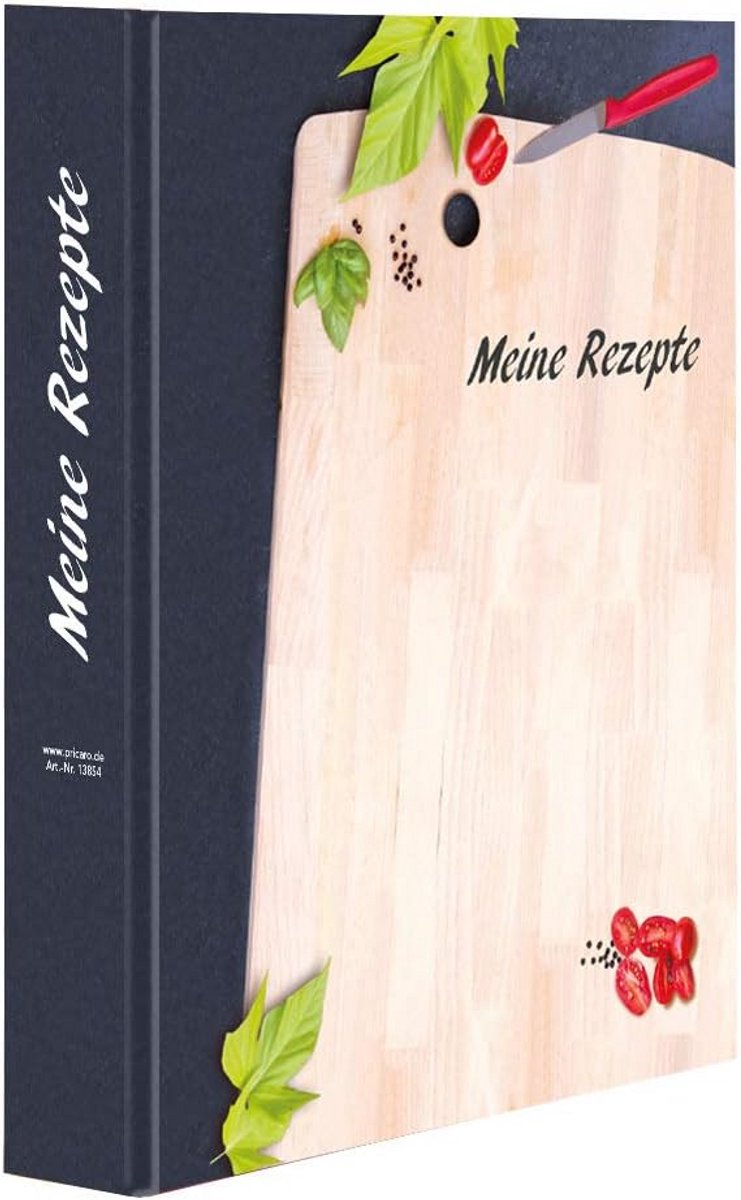 Receptenmap A4 met Snijplank Design voor Kookrecepten