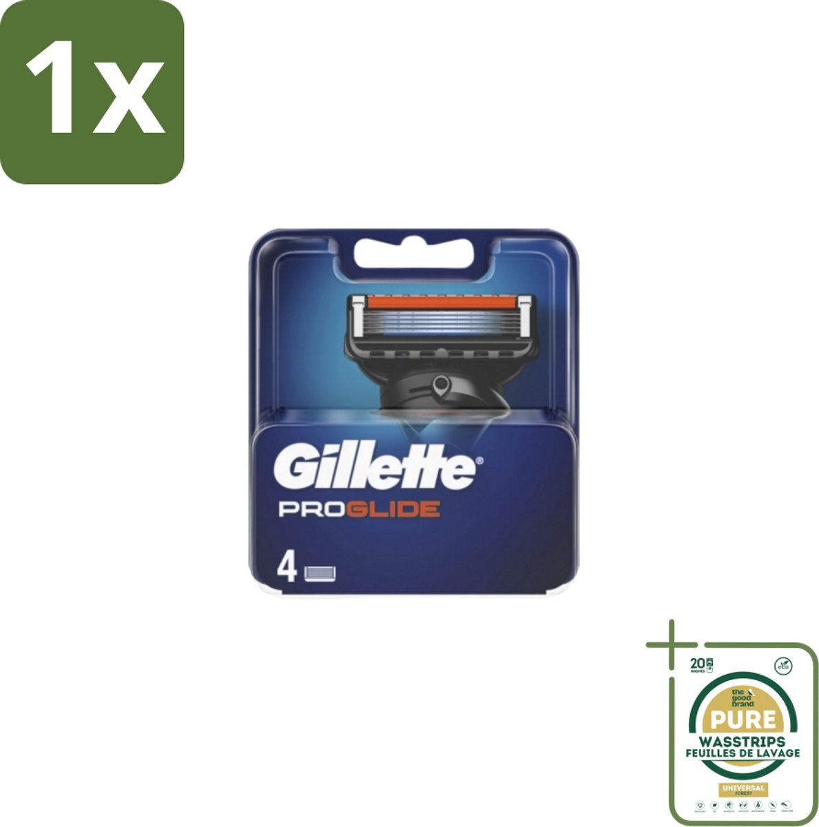 1 x Gillette - Fusion5 ProGlide – Scheermesjes – Navulmesjes – 4 Mesjes- Scheermesjes - Scheren - Scheren Mesjes - Scheren Voor Mannen - Scheren Voor Gezicht