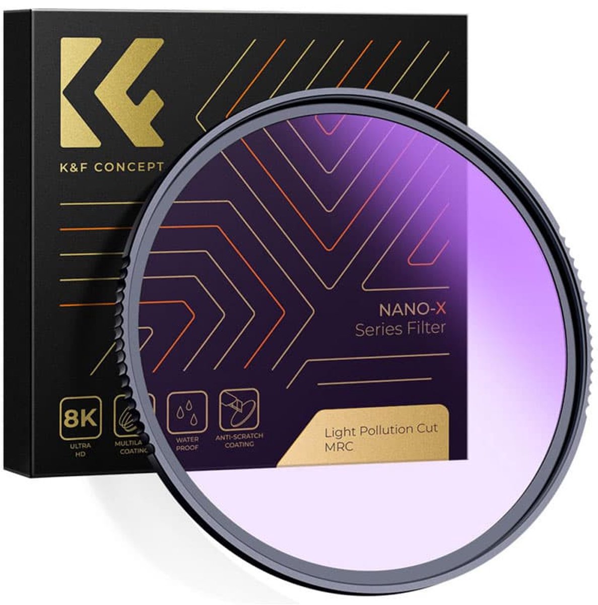 K&F Concept 72mm Natural Night filter Nano-X MRC HD nachtfilter lichtvervuiling nachtfotografie