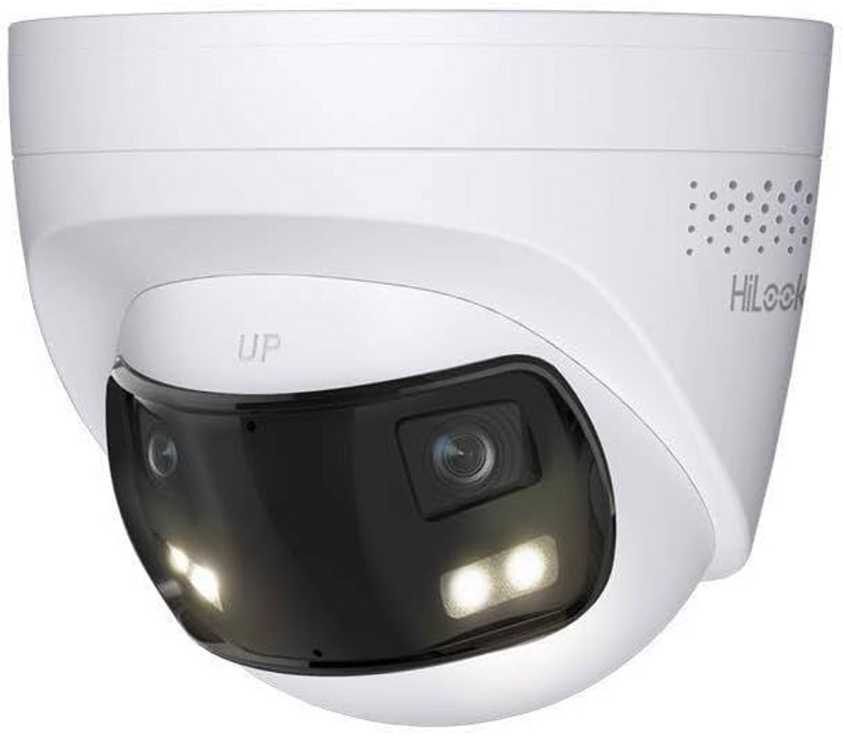 8MP 4K Turret Buiten Bewakingscamera met 180° Groothoek, Nachtzicht en PoE