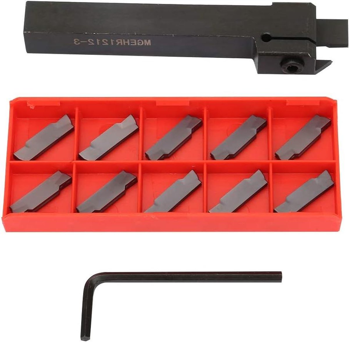 Stks Draaibank Cut-Off Tool Heavy Duty Groefgereedschap Houder Draaien Groeven Draadsnijden Snijder