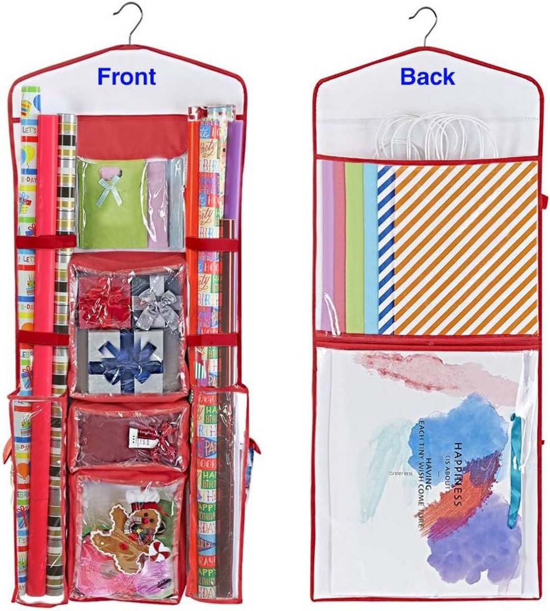 Hangende Opbergtas voor Inpakpapier en Cadeauaccessoires