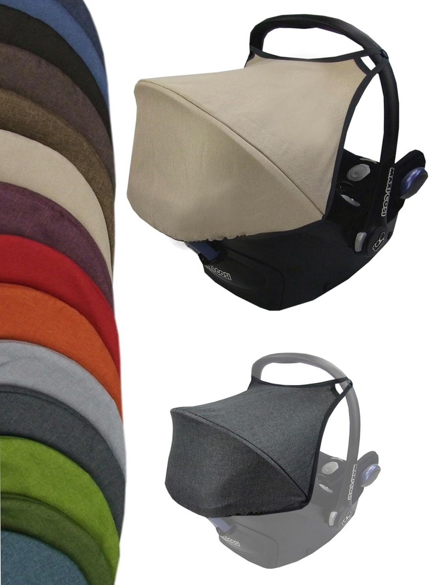 Universele Zonnekap voor Babyzitje | Optimale UV-Bescherming 50+ & Windscherm
