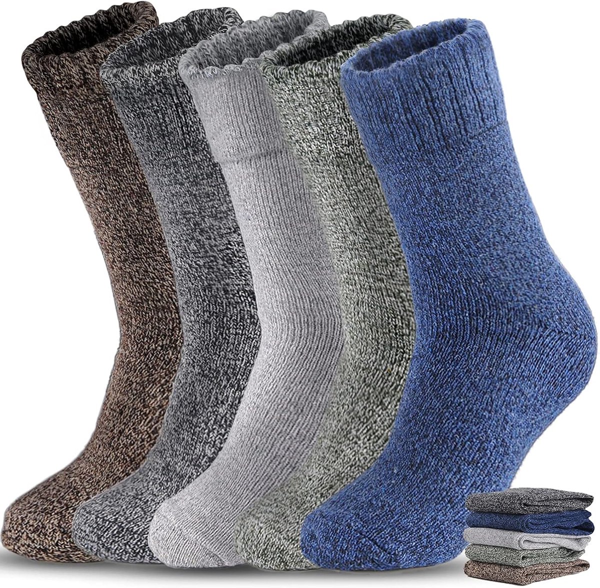 JeiibrZui Dames Thermische Sokken Thermische Sokken Pluizige Sokken/Dames Zachte Sokken Paar Wintersokken Dames Multicolor