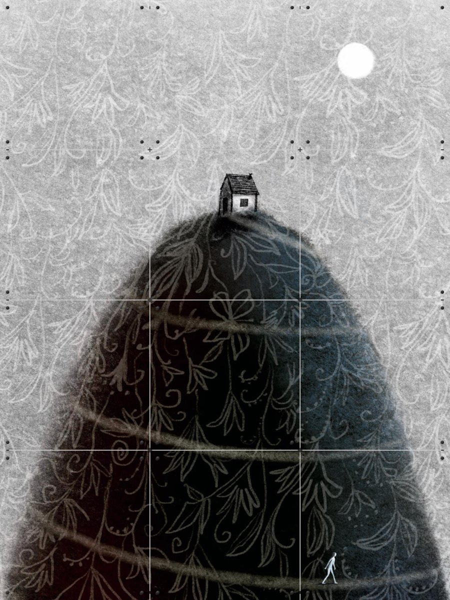 IXXI On Top of the World, Jeska Verstegen - 60 x 80 cm - Gratis ophangtool - Grote wanddecoratie en posters - Digitale Kunst, Illustraties, Woonkamer
