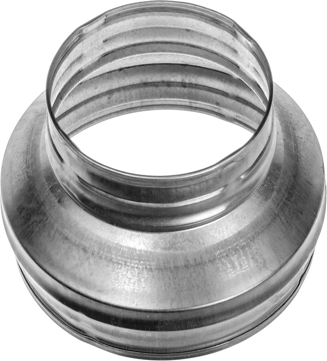 Ventilatiekanaal Adapter 12,7 cm naar 10,2 cm - Ronde Verloopkoppeling voor HVAC en Droger Afvoer