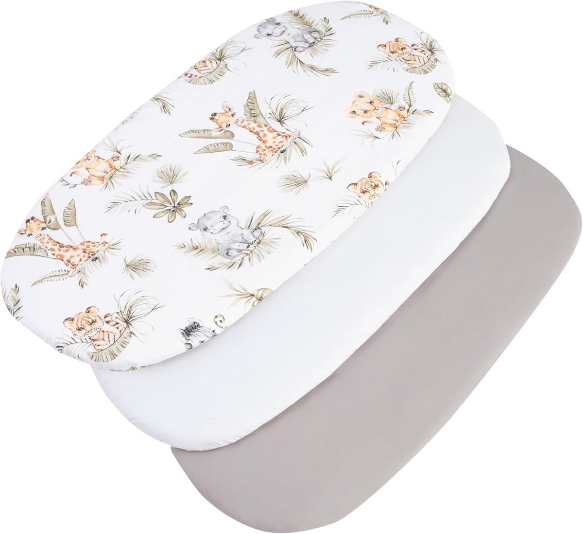 Hoeslaken Kinderwagen Matrasbeschermer 86 x 40 cm 100% Katoen Ademend