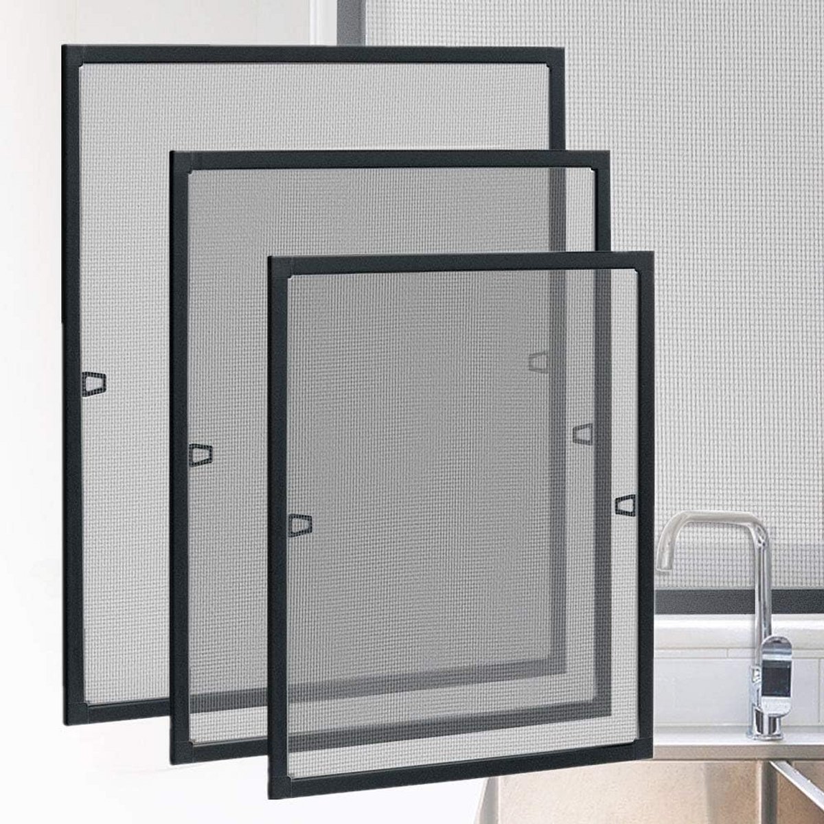 Houd Insecten Buiten Met Insectenhor Voor Raam - Zonder Boren, Aluminium Frame
