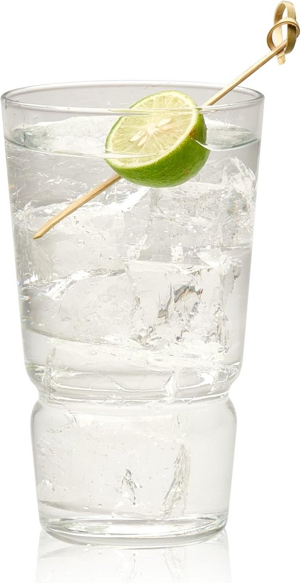 Set van 4 Stapelbare Tumbler Glazen 410 ml voor Dranken