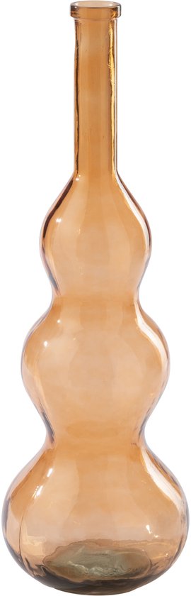 J-Line vloervaas - glas - oranje