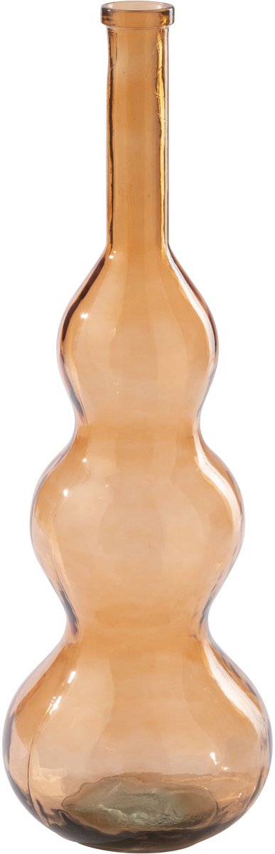J-Line vloervaas - glas - oranje