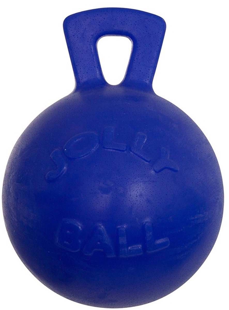 Jolly Pets Jolly Ball - Ø 25 cm – Paarden speelbal Geurloos - Ter vermaak in de stal en in het weiland - Bijtbestendig - Donkerblauw
