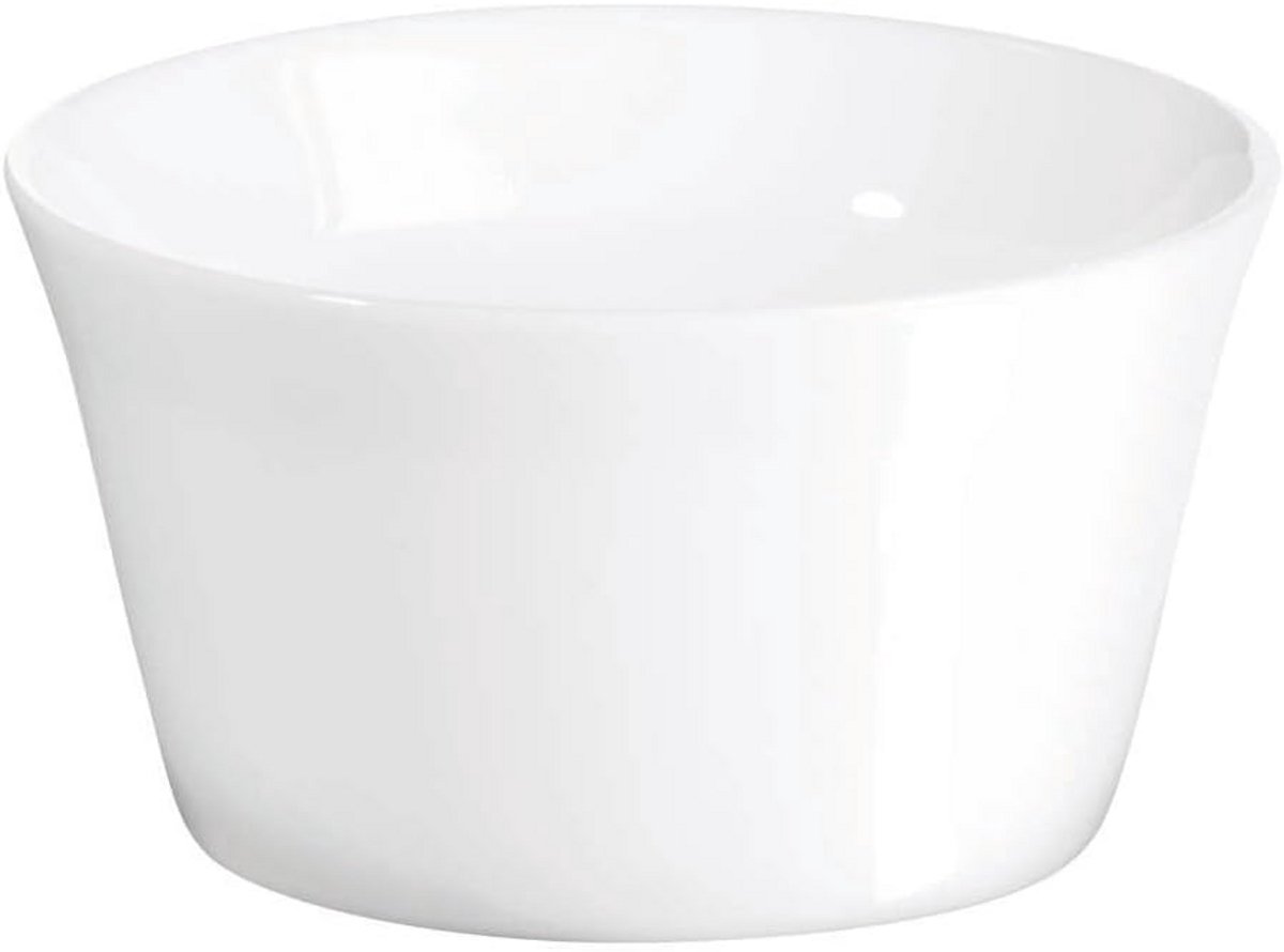 Ronde Porseleinen Saladeschaal 0.15 L - Ovenbestendig Serveer- en Ovenschaal