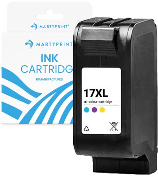 MartyPrint geschikt voor HP 17XL (C6625AE) inktcartridge kleur