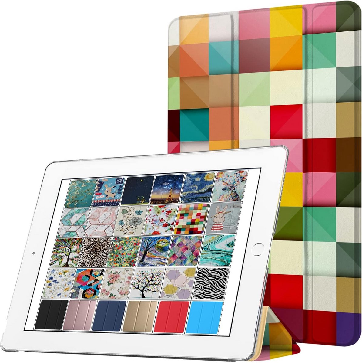 Robuuste Doorzichtbare Case voor iPad Pro 12.9 Inch (2015) met Slimme Standaard