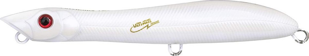 Drijvende Plug voor Roofvis - 12.5 cm - 18g Kleur Wit