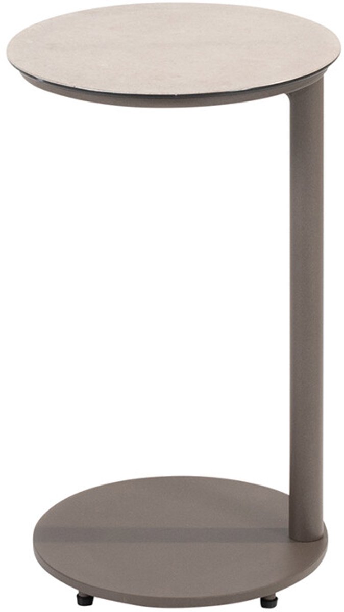 4 Seasons Outdoor Vic table d'appoint Ø30xH50 cm terre - impression céramique