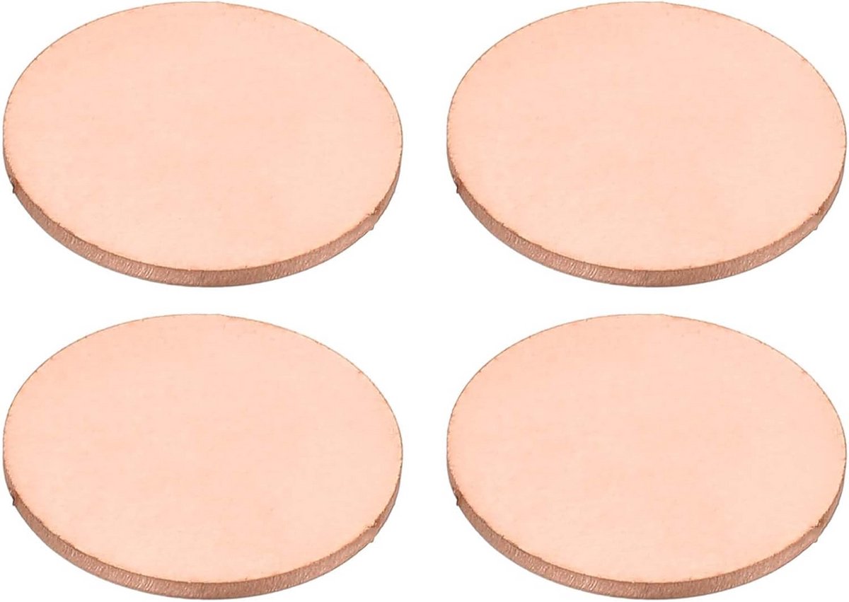 Ronde Metalen Stempelplaten Zonder Tekst 20mm voor Graveren en Sieraden Maken
