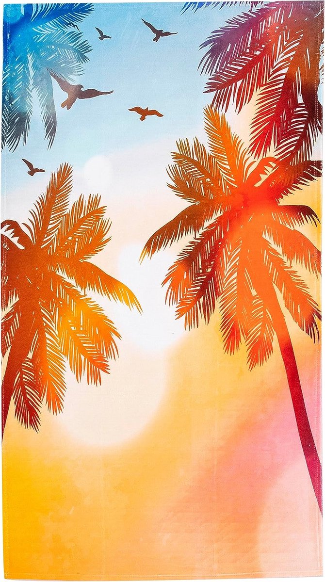 Grote Strandlaken Strandlaken 76 x 152 cm Aloha Zonsopgang