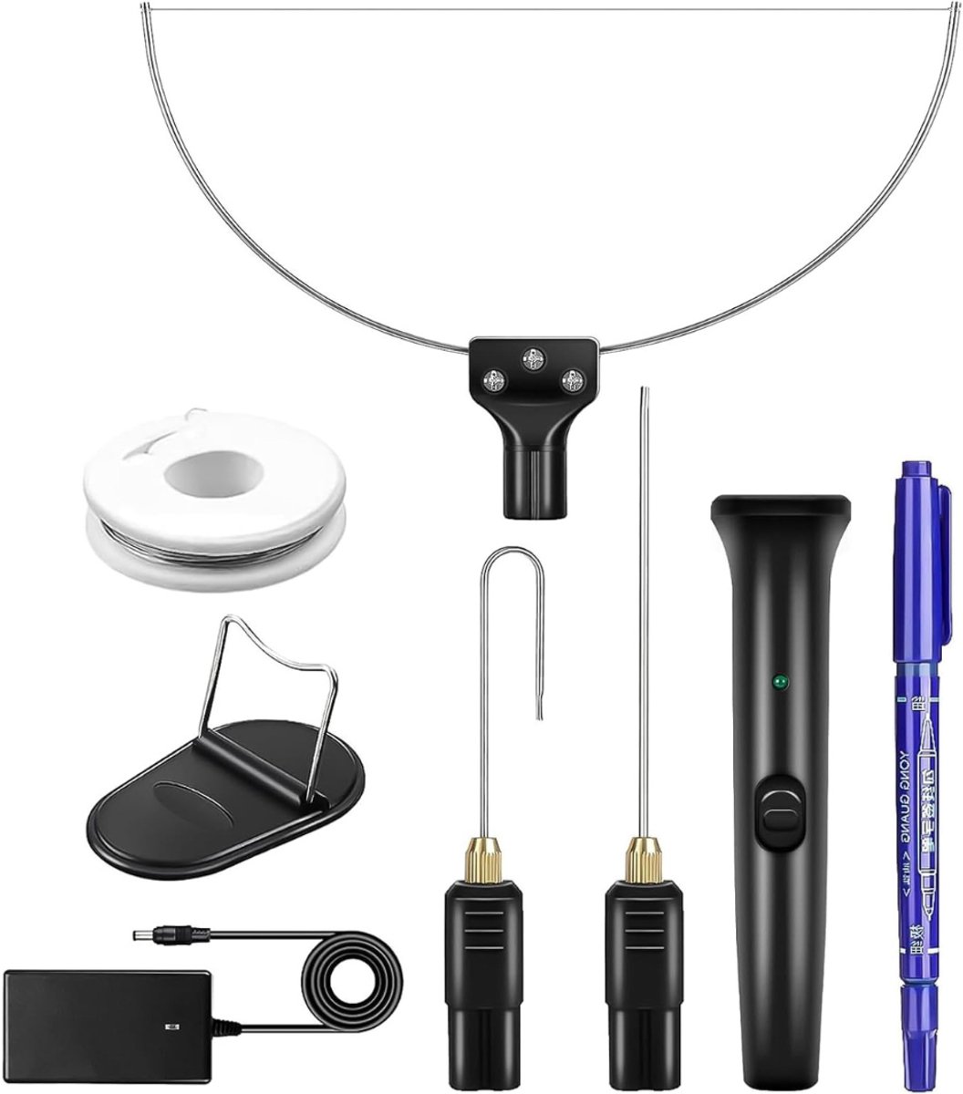 Quvo® 3-in-1 elektrische schuimsnijder voor gedetailleerd snijden en graveren- Zwart - 21cm x 14cm x 8cm