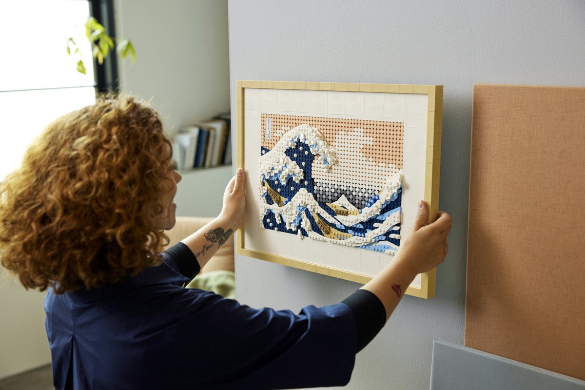 LEGO Art Hokusai – De grote golf, 3D Wanddecoratie Knutselpakket voor Volwassenen - 31208 — afbeelding 6