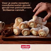 Set van 4 cakevormen in buisvorm 13 x 2,5 cm Zenker