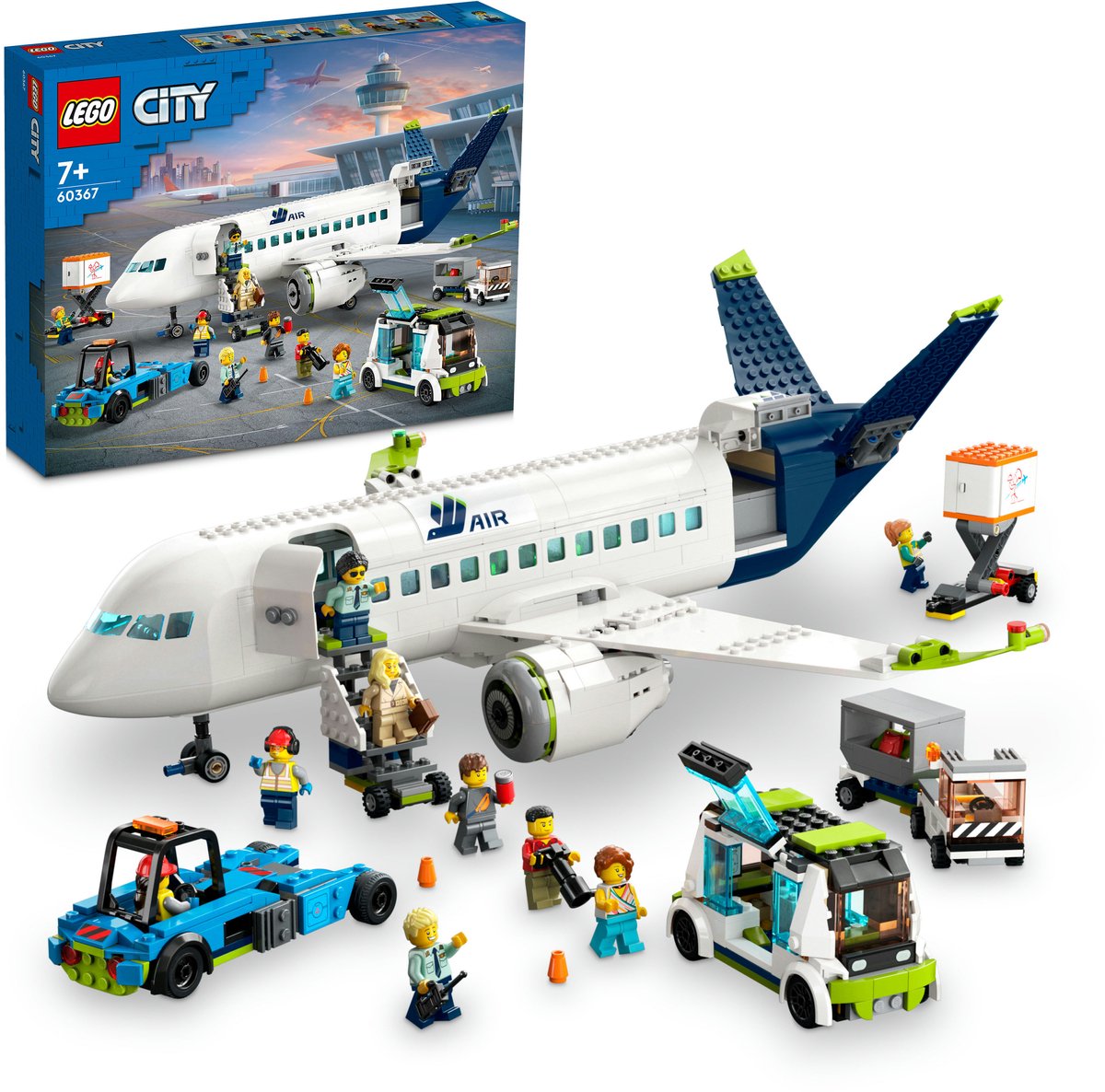 LEGO City Passagiersvliegtuig Vliegtuig Speelgoed Set - 60367 — afbeelding 23