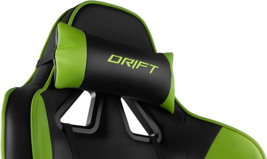 Professionele Gaming Stoel Groen/Zwart - Verstelbaar, Kantelbaar en Ergonomisch van Merkloos — afbeelding 3