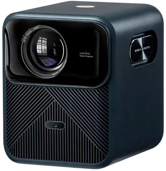 Wanbo Mozart 1 Pro Blue Projector Full HD 1080p 1200 ANSI Lumen Google TV Ingebouwd Draadloos & Bedraad