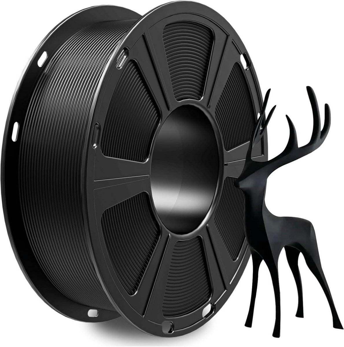 3D Printer Filament PLA 1.75mm Zwart 1kg voor FDM Printers