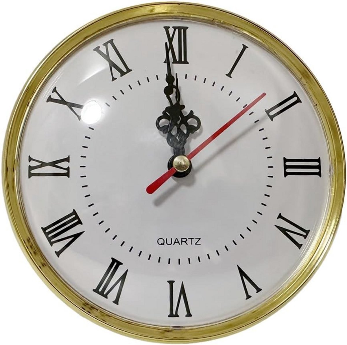 Ronde Kwarts Klokmechanisme met Romeinse Cijfers voor Doe-het-zelf en Reparatie