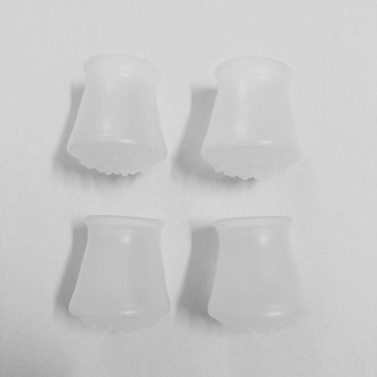 Anti-Slip Siliconen Beschermers voor Kinderstoel Poten - Krassvrij en Geluidsdempend - Geschikt voor IKEA Antilop - 4 Stuks (Grijs) – foto 2