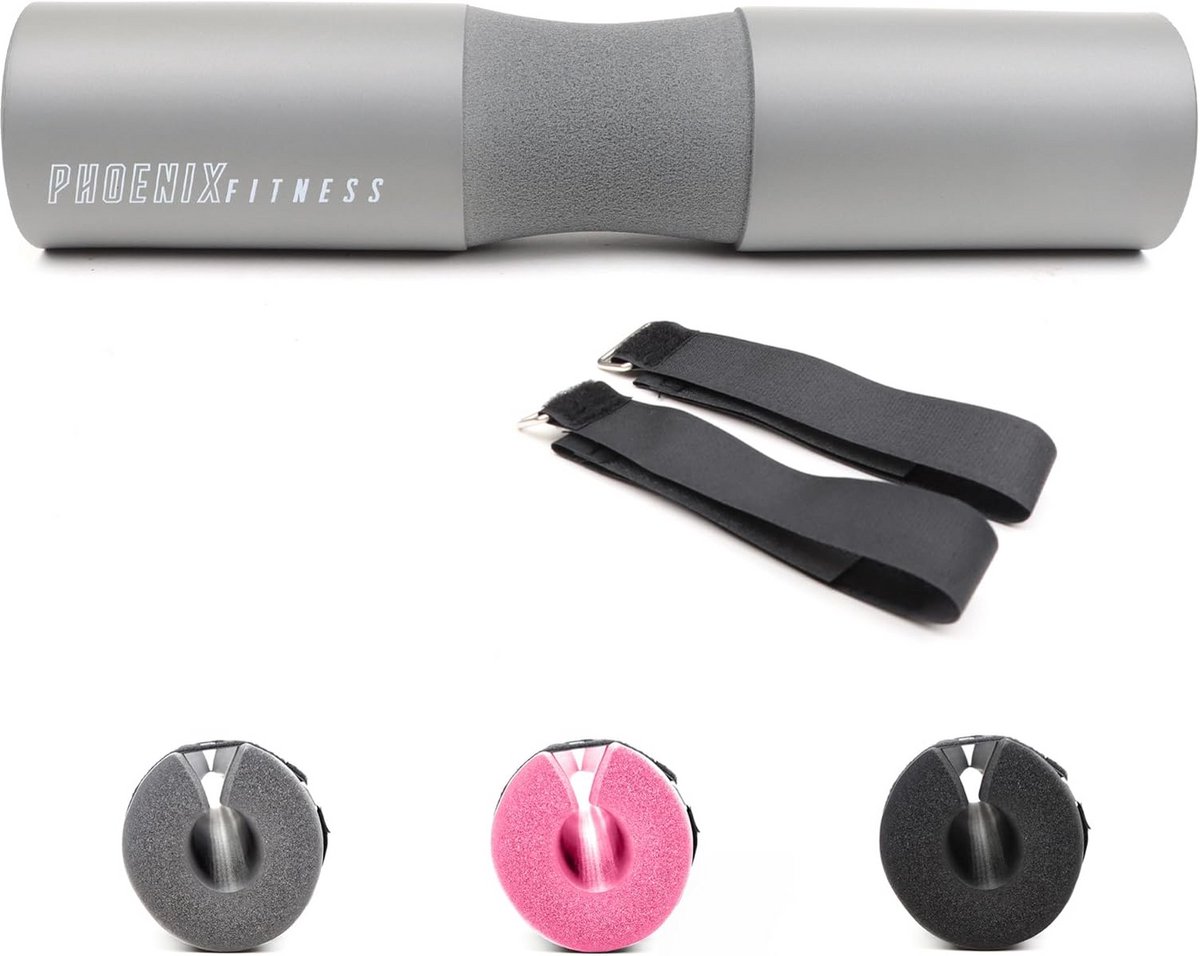 Squat Pad voor Halterstang - Extra Dikke Schuimvulling voor Nek en Schoudercomfort - Geschikt voor Squats, Lunges en Heupstoten