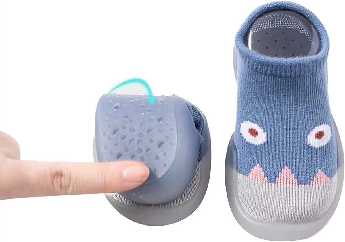 2 Paar Antislip Sokken Schoenen voor Baby Peuters Jongens en Meisjes
