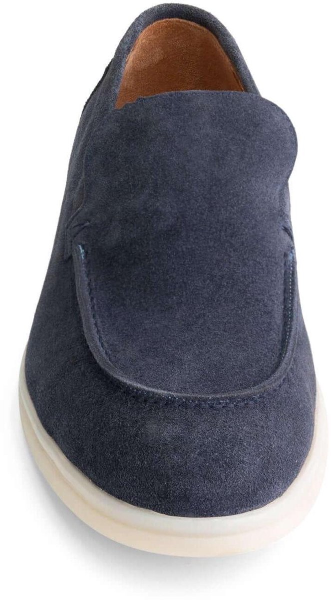 GENTS - Heren schoenen - Loafers - Nette schoenen - Suède - Blauw - Maat 45/45