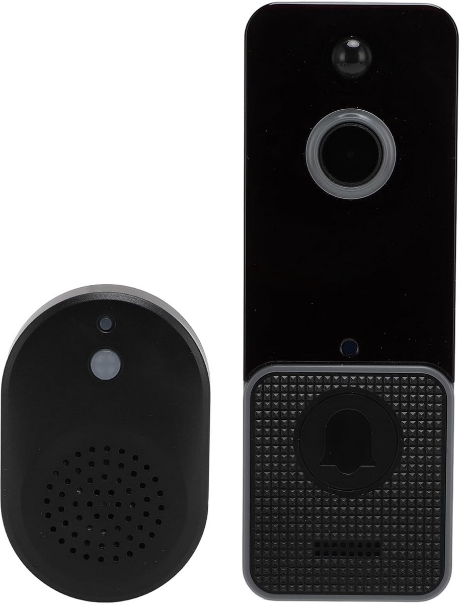 Draadloze Video Deurbel met 1080P HD, 5G WiFi, Nachtzicht en Bewegingsdetectie
