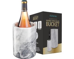 Luxe Marmeren Wijnkoeler voor Flessen en Champagne - Dranken Urenlang Koel