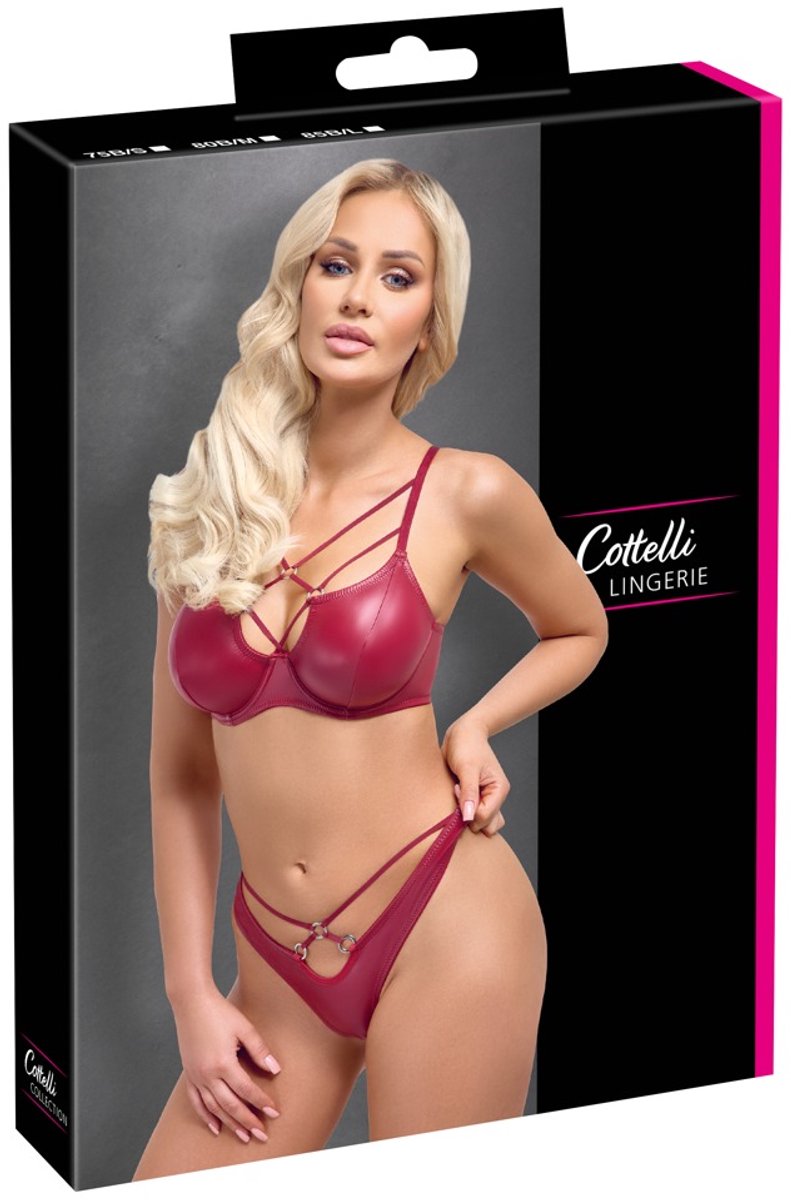 Bra Set red 75B/S